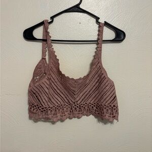 🌸 POL Crochet Lace Bralette – Size M/L